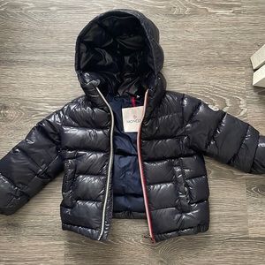 Navy Blue Moncler 2T Winter Coat